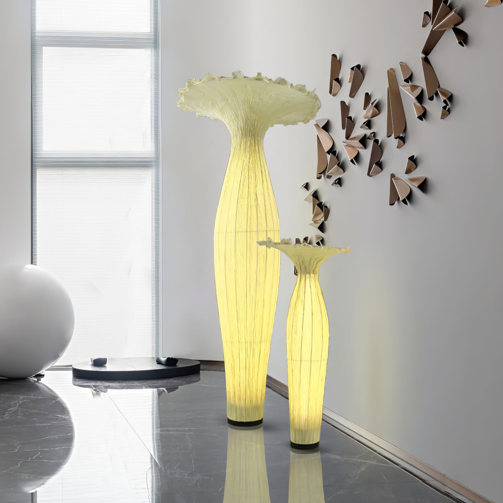 Vase Fabric Floor Lamp - Blowlighting