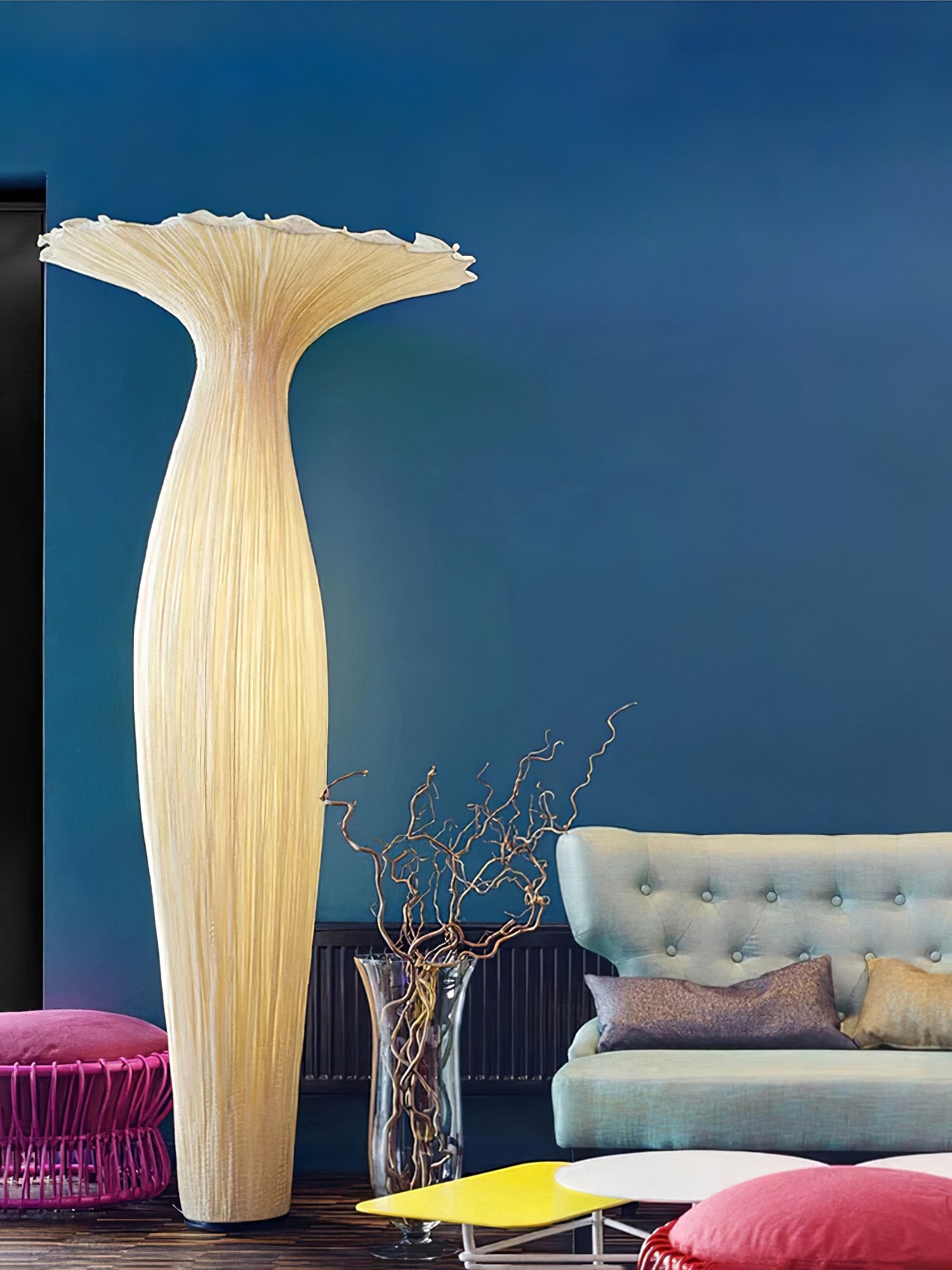 Vase Fabric Floor Lamp - Blowlighting