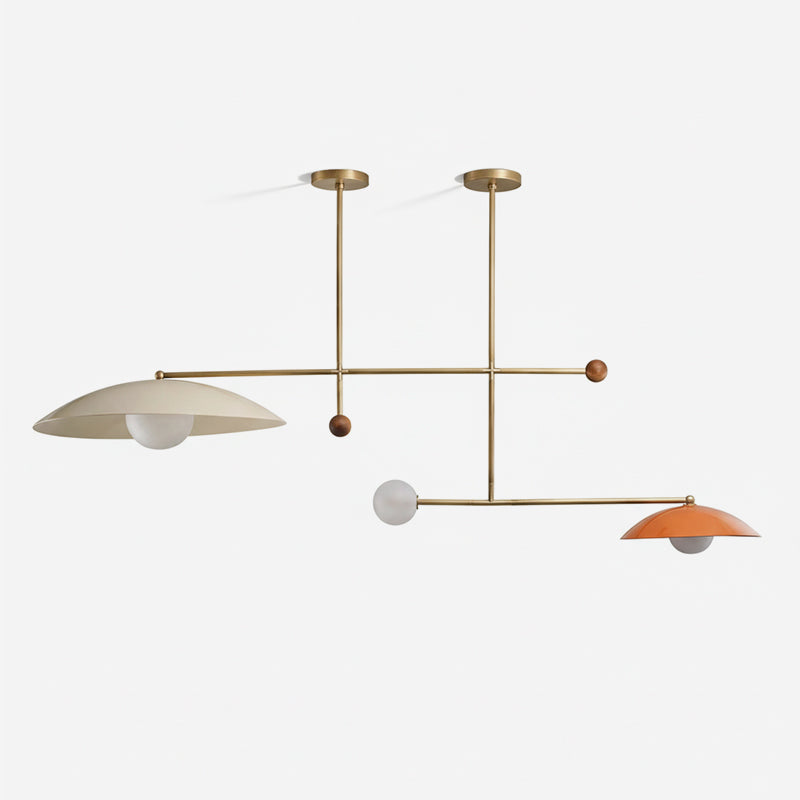 Vastrelle Kinetic Brass Chandelier