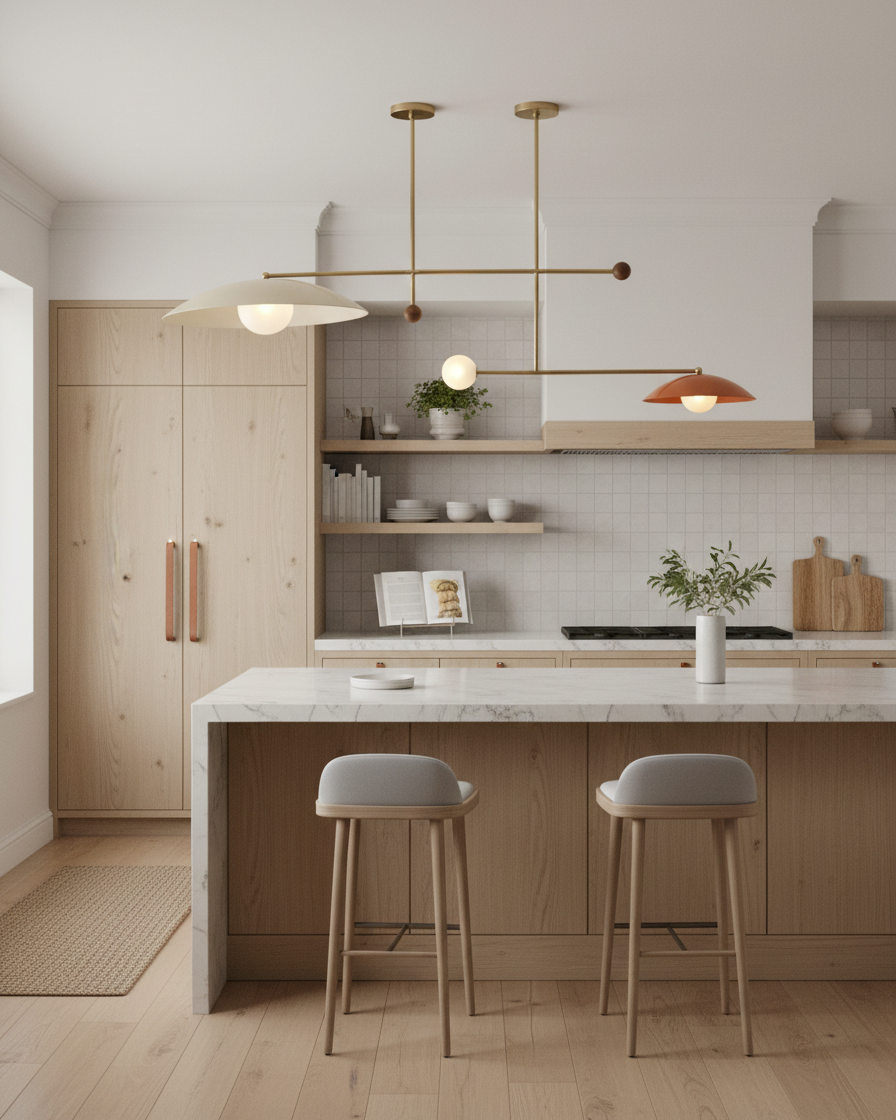 Vastrelle Kinetic Brass Chandelier