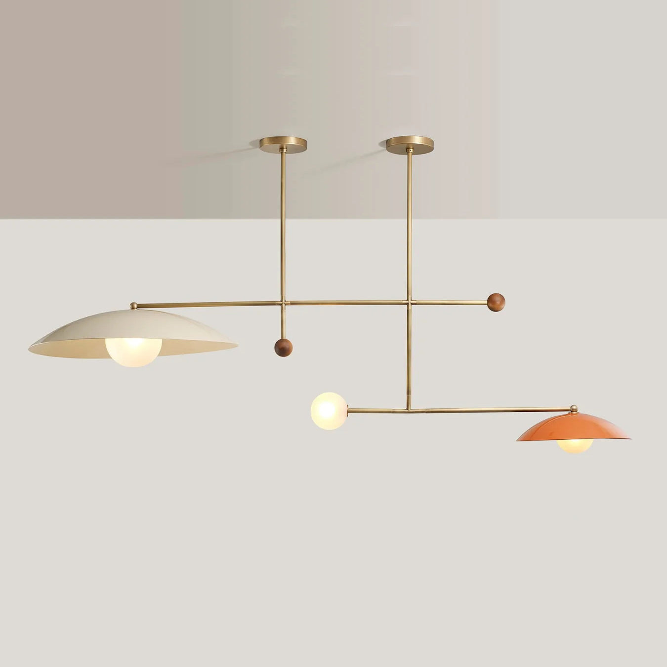 Vastrelle Kinetic Brass Chandelier
