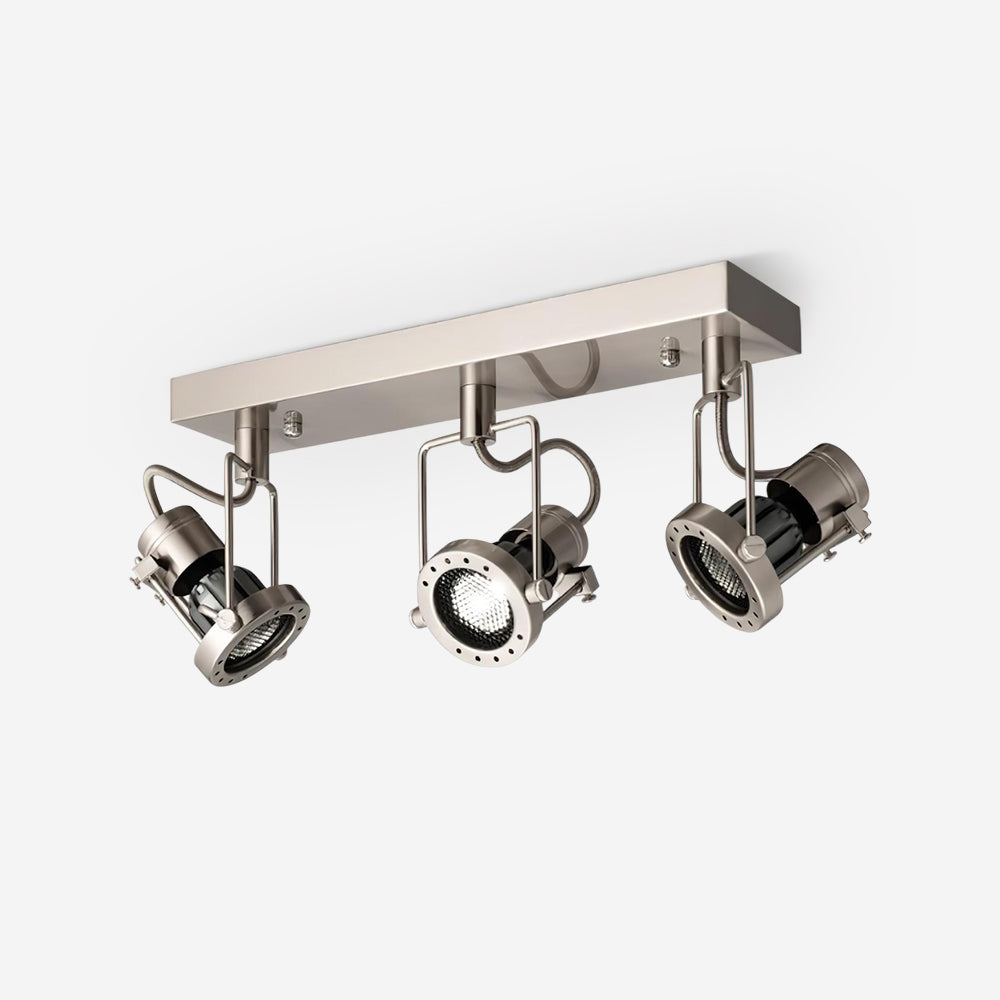 Vector Industrial Metal Orbit Track Lighting