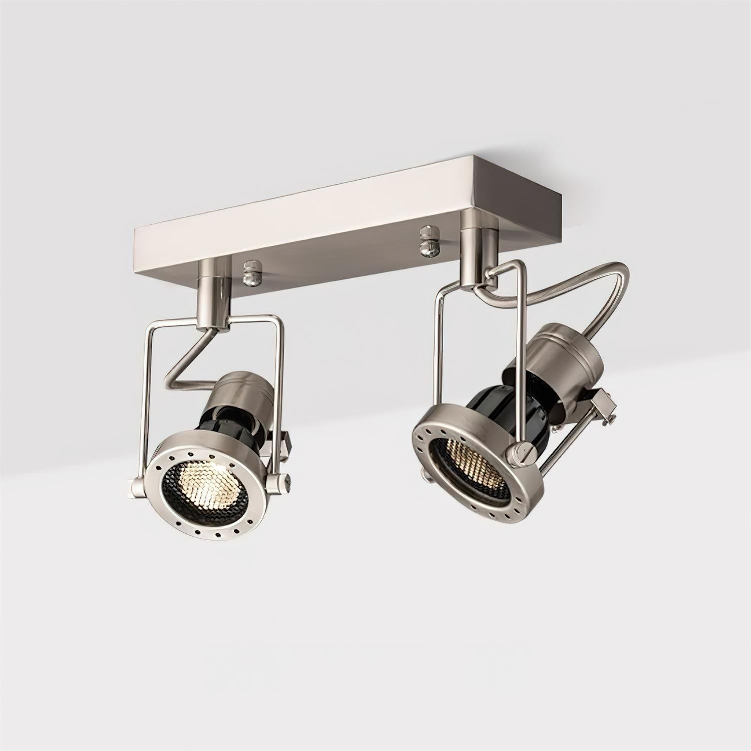 Vector Industrial Metal Orbit Track Lighting