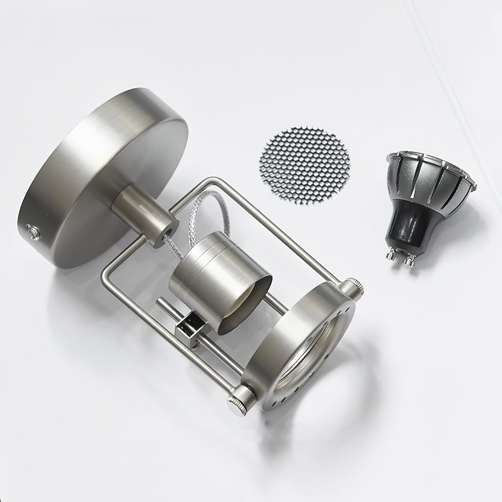 Vector Industrial Metal Orbit Track Lighting