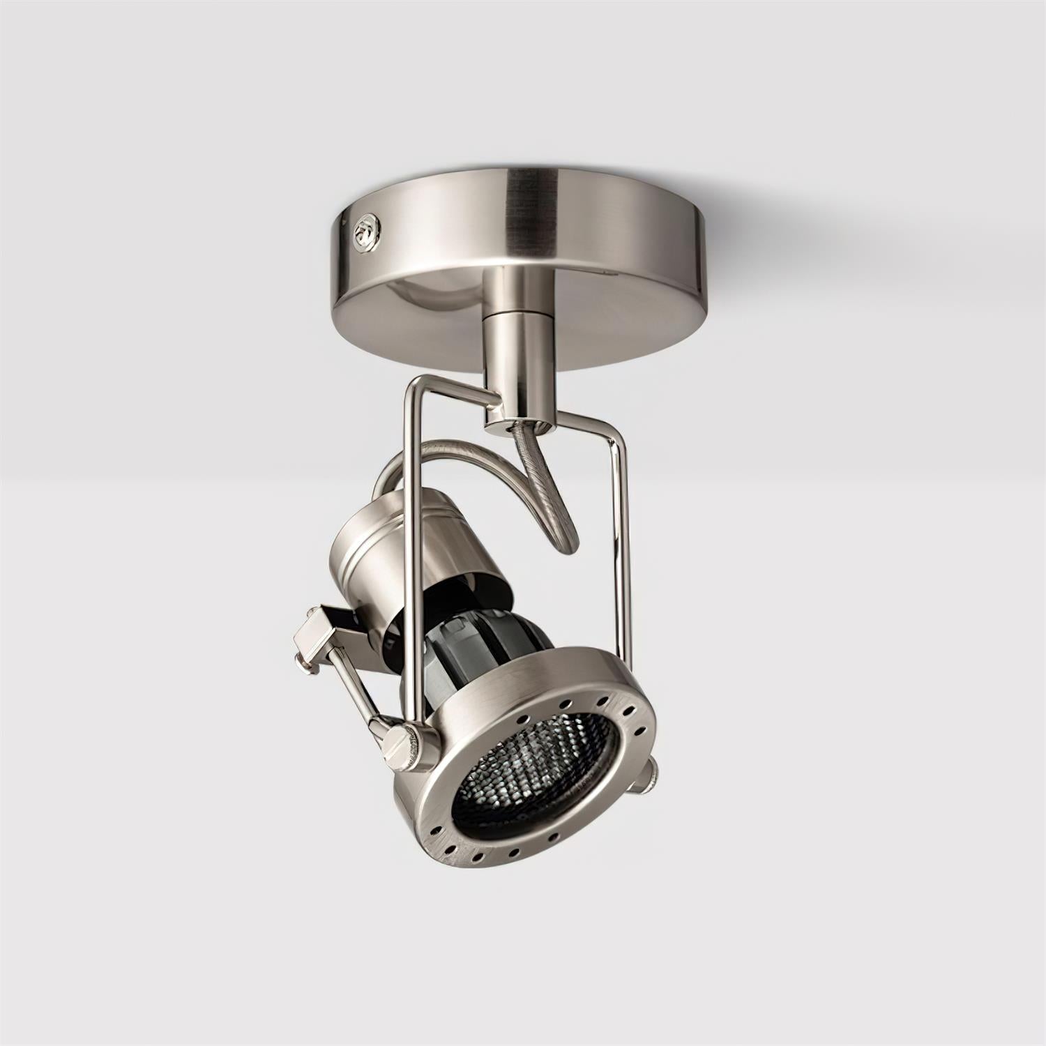 Vector Industrial Metal Orbit Track Lighting