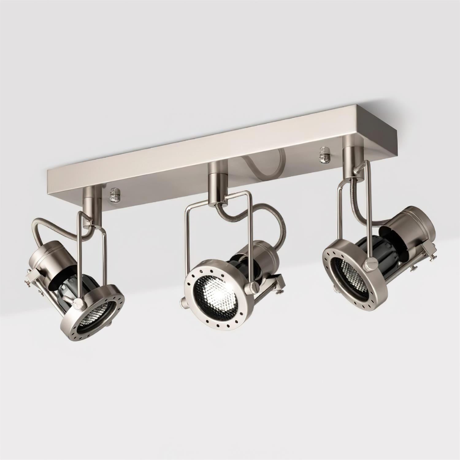 Vector Industrial Metal Orbit Track Lighting