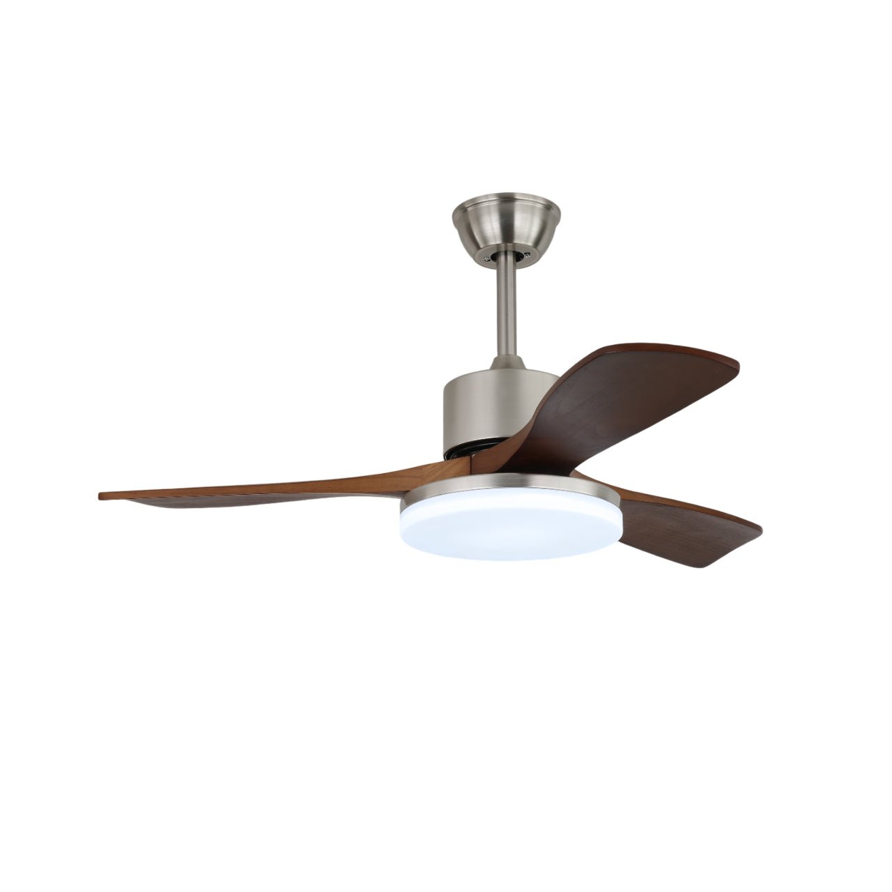 Selora Brass Wood Ceiling Fan Light - Blowlighting