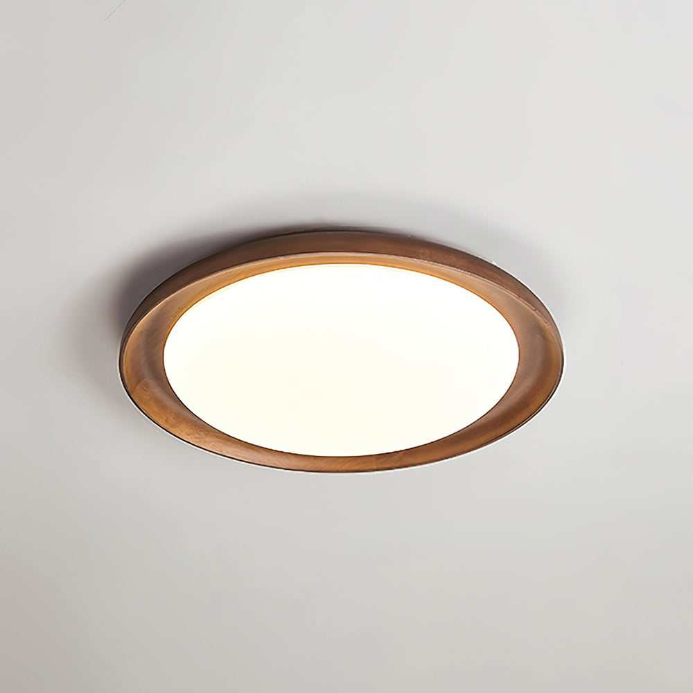 Velin Wood Edge Ceiling Lamp