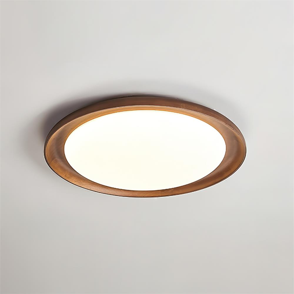 Velin Wood Edge Ceiling Lamp