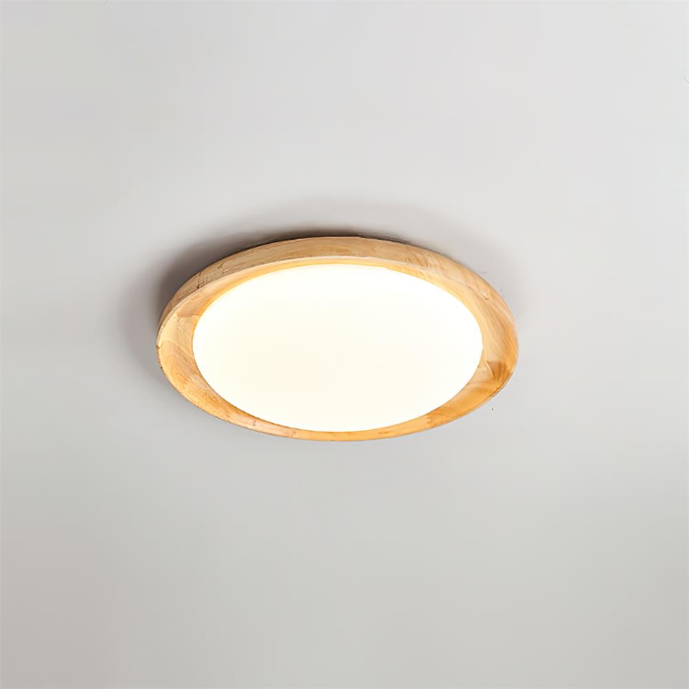 Velin Wood Edge Ceiling Lamp
