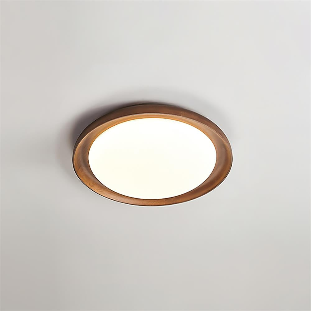 Velin Wood Edge Ceiling Lamp
