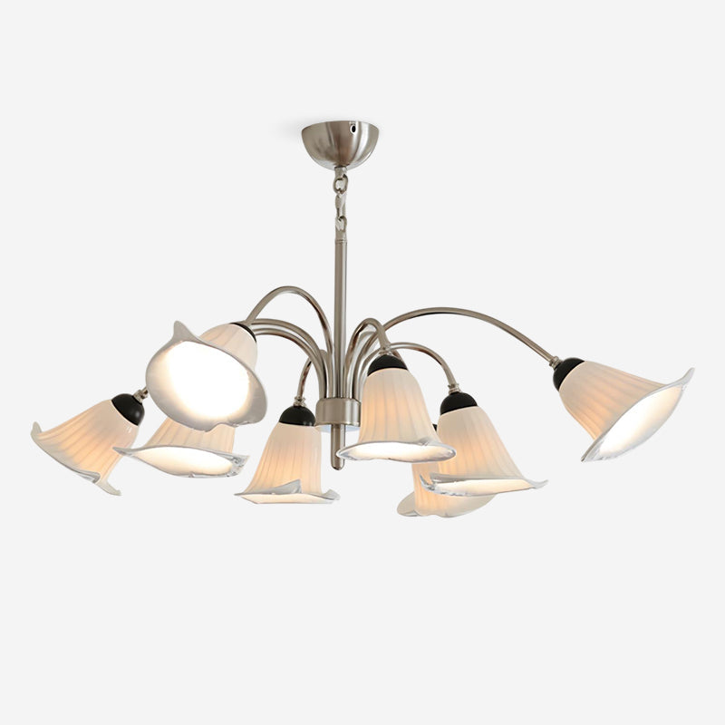 Vellina Natural Ceramics Petal Chandelier