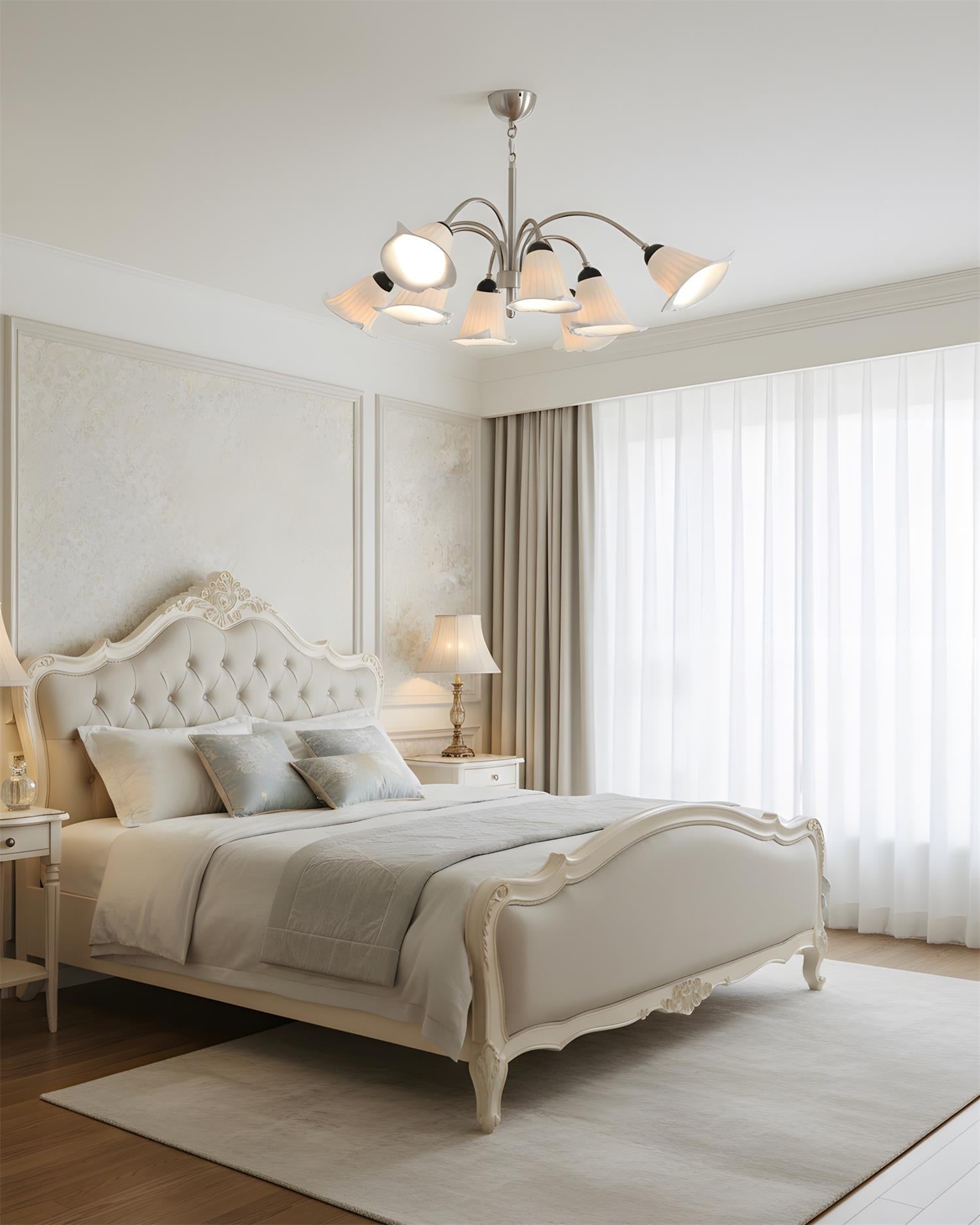 Vellina Natural Ceramics Petal Chandelier