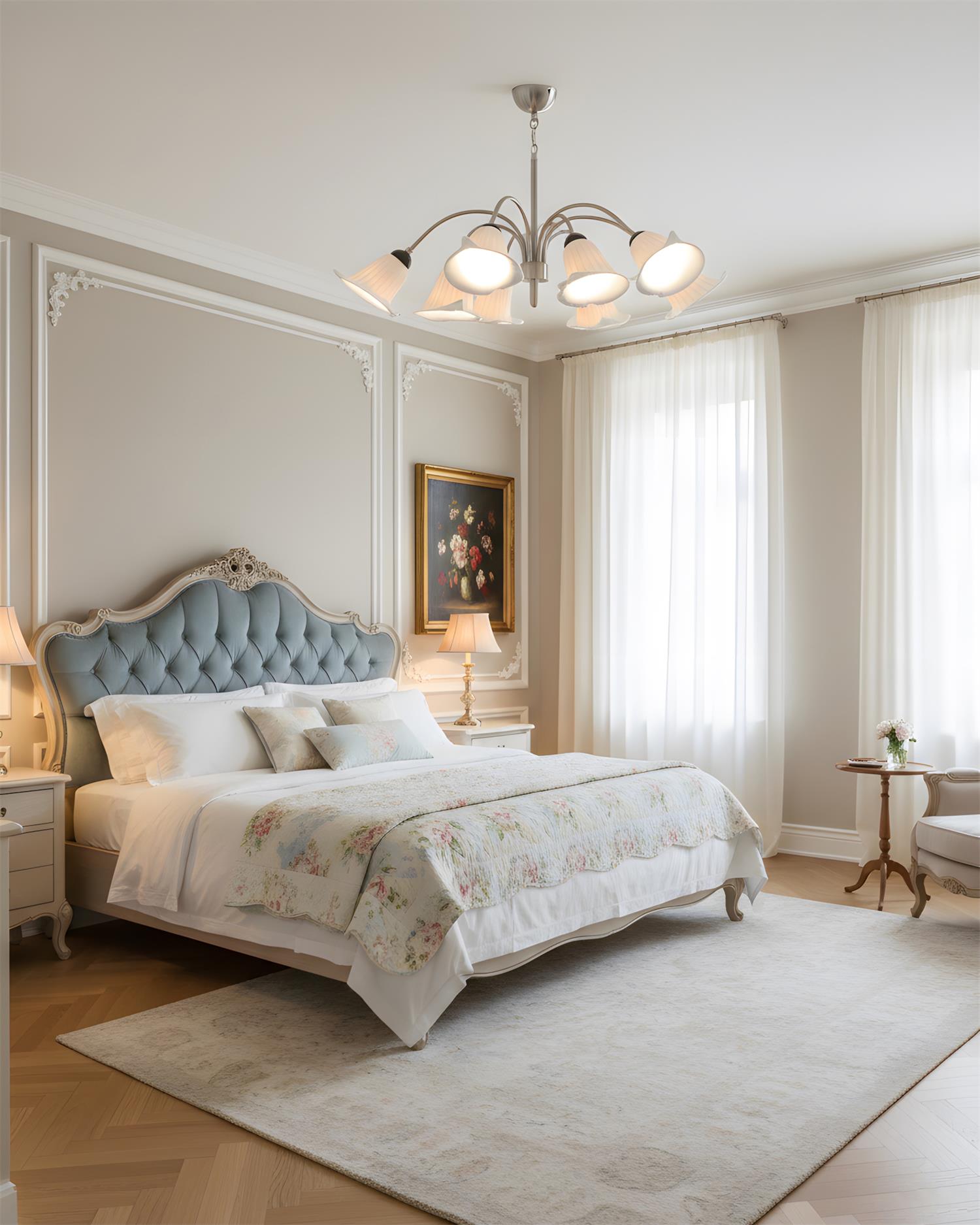 Vellina Natural Ceramics Petal Chandelier