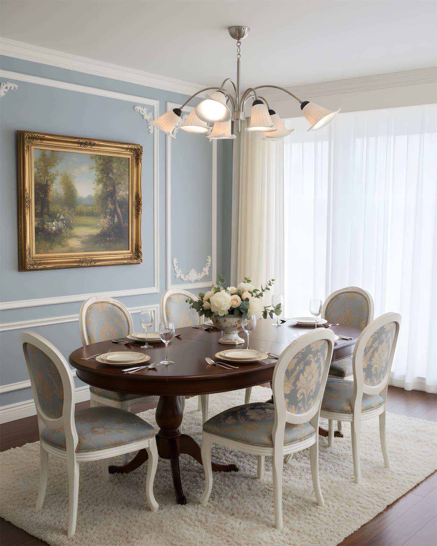 Vellina Natural Ceramics Petal Chandelier