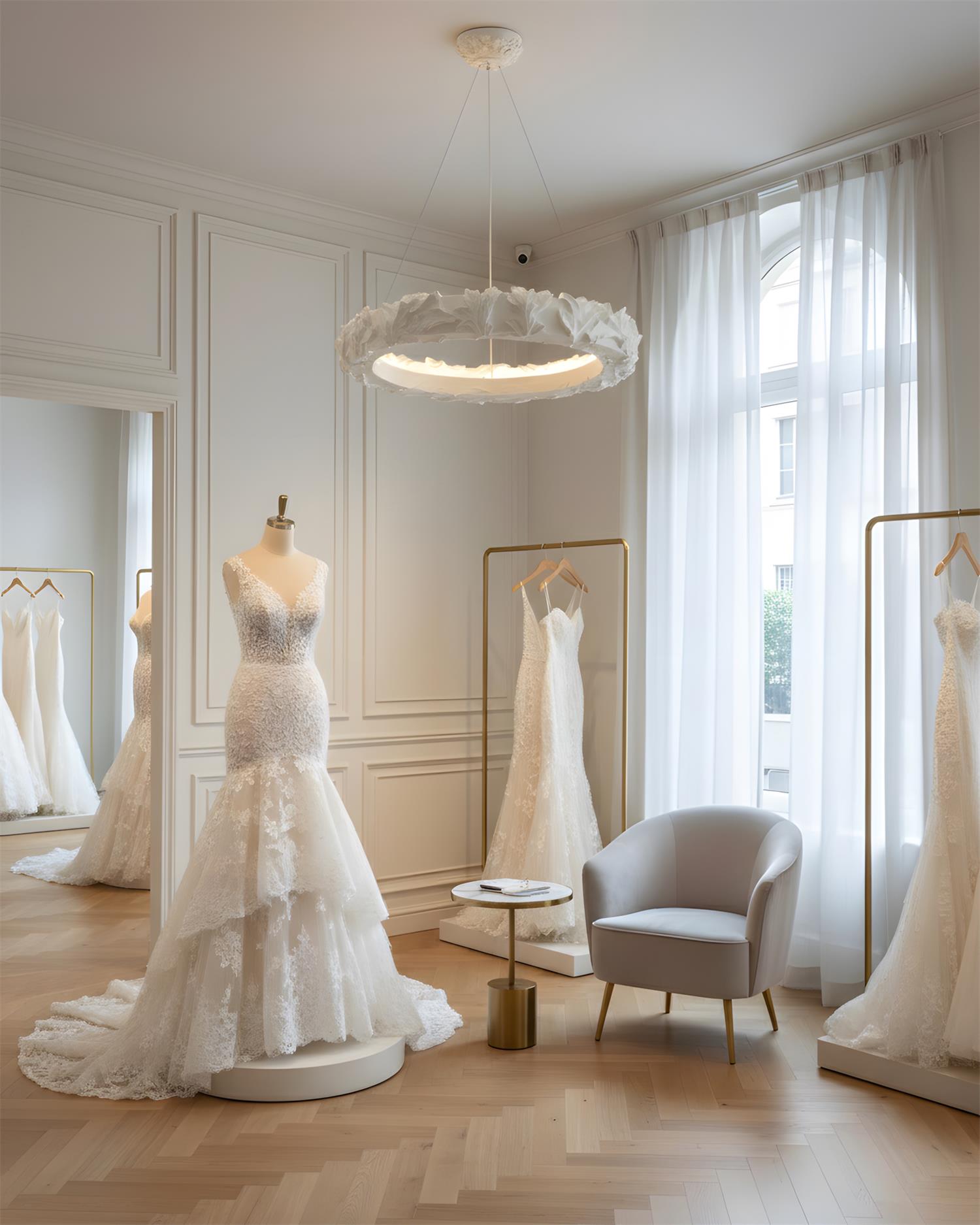 Vellora Art Deco Plaster Ring Chandelier