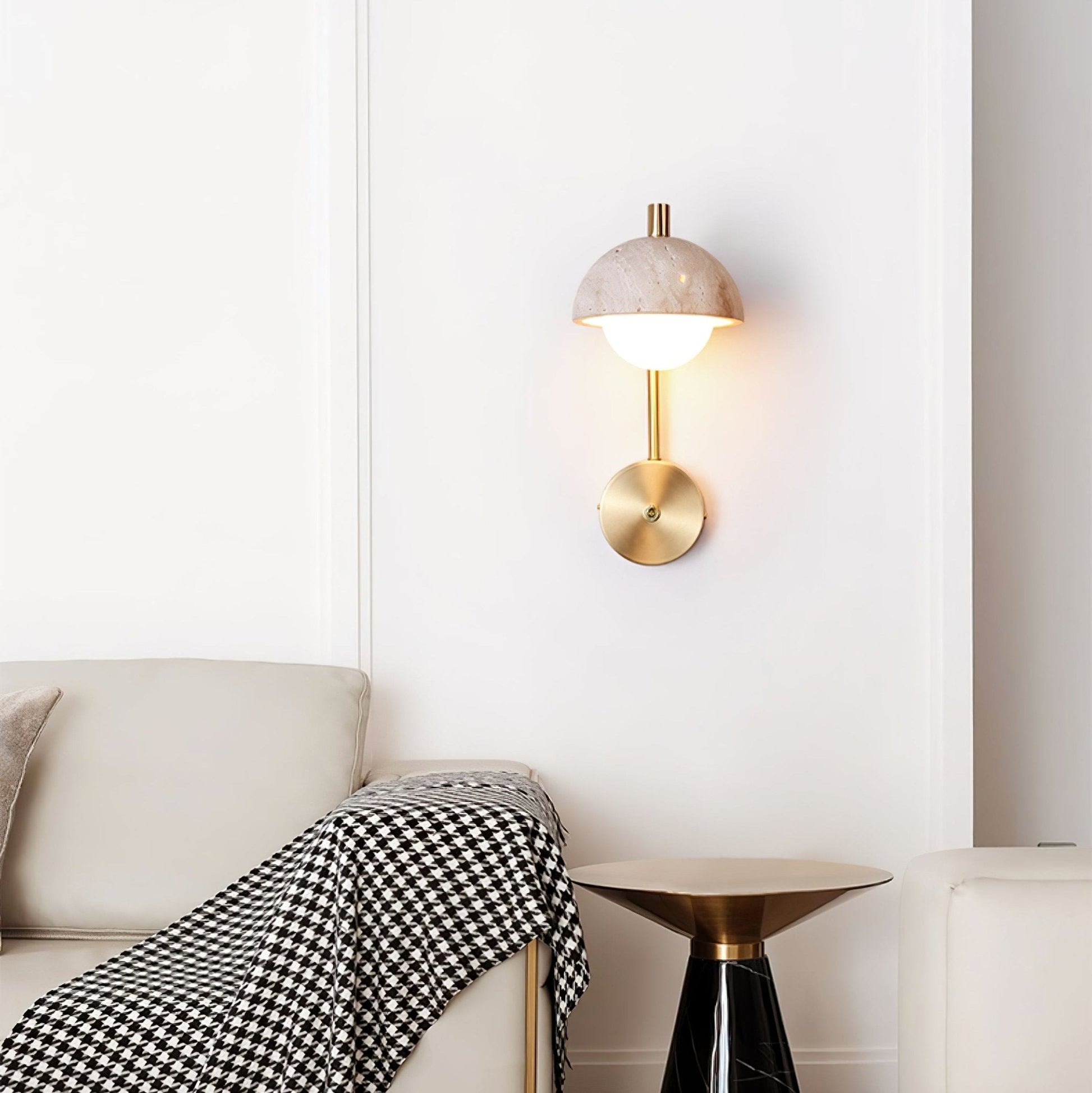 Ormaren Travertine Wall Light - Blowlighting