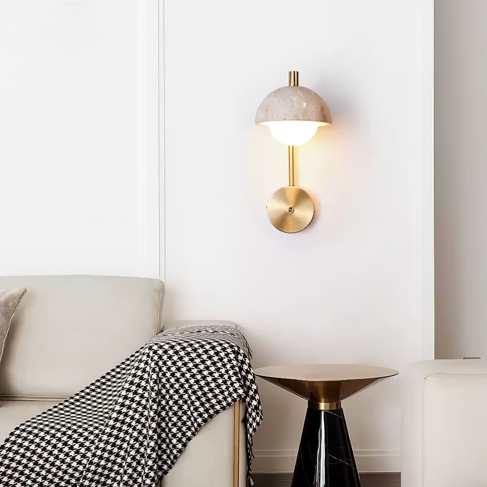 Ormaren Travertine Wall Light - Blowlighting