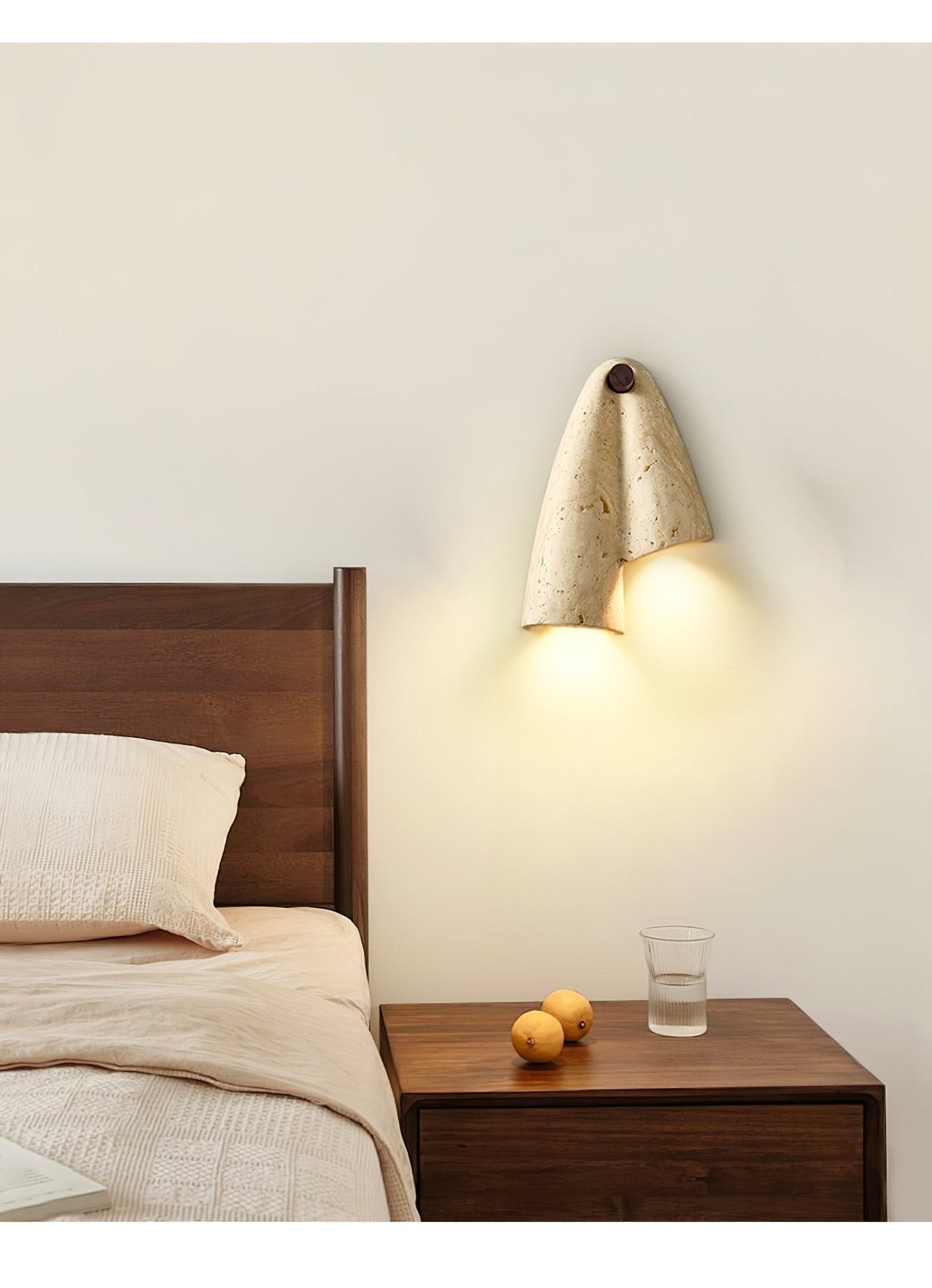 Artistic Travertine Wall Light - Blowlighting
