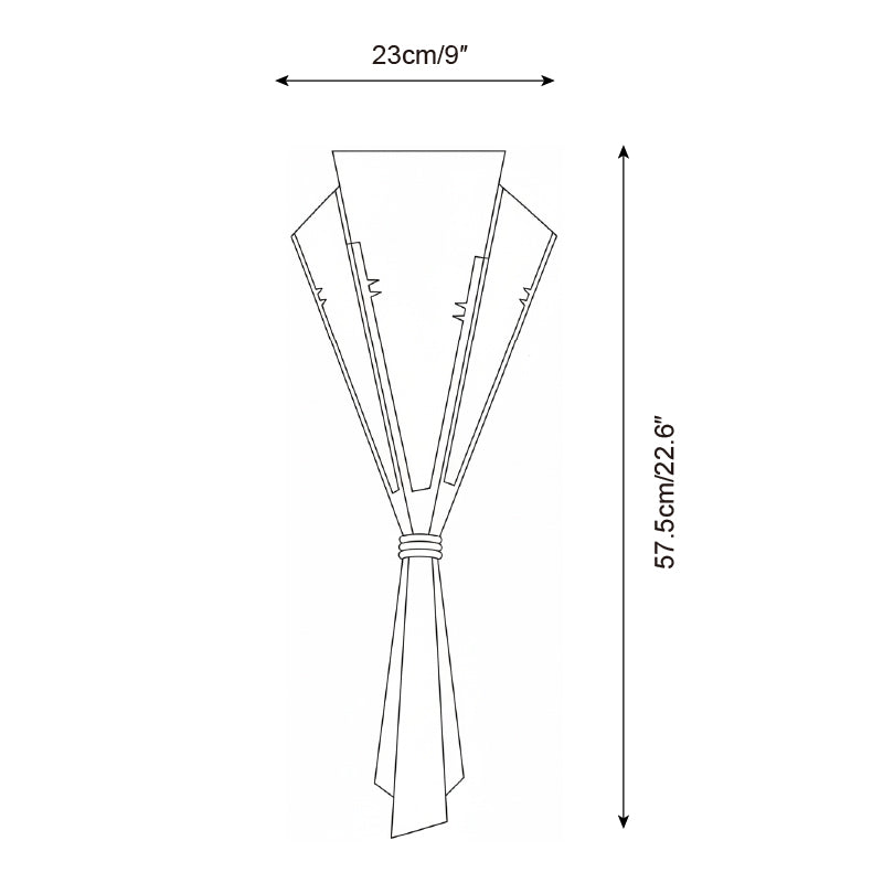 Veltris Scandinavian Alabaster Wall Light