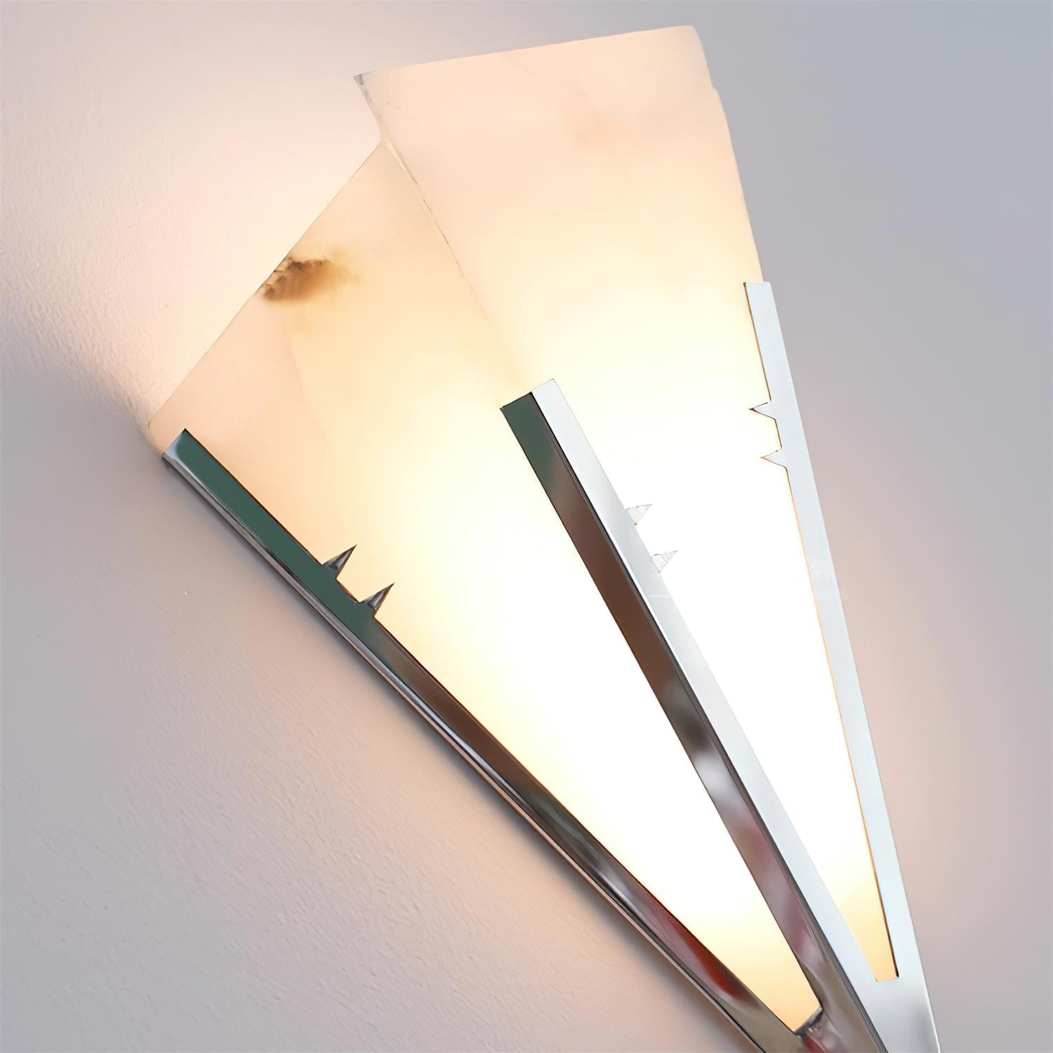 Veltris Scandinavian Alabaster Wall Light