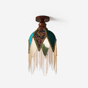 Velvette Bohemian Fabric Ceiling Light