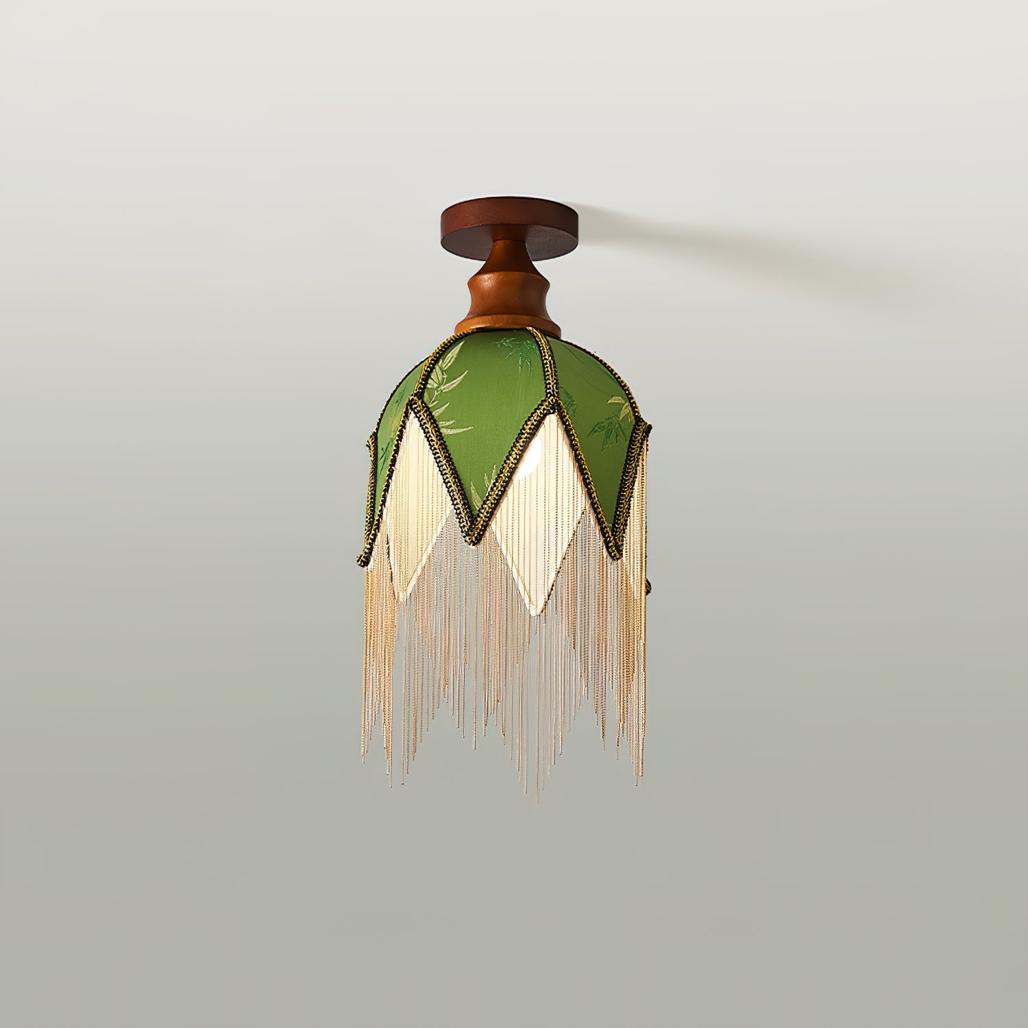 Velvette Bohemian Fabric Ceiling Light