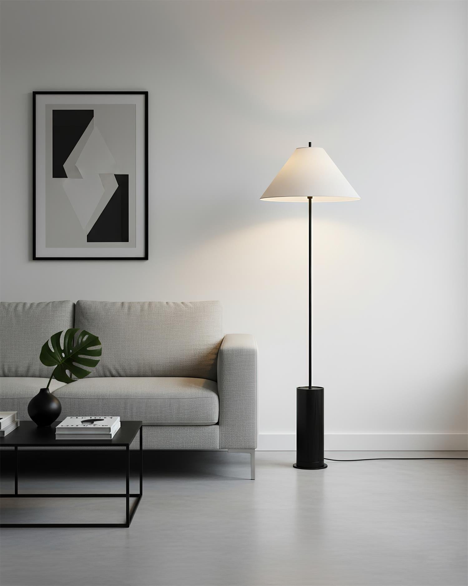 Verdant Minimalist Fabric Floor Light
