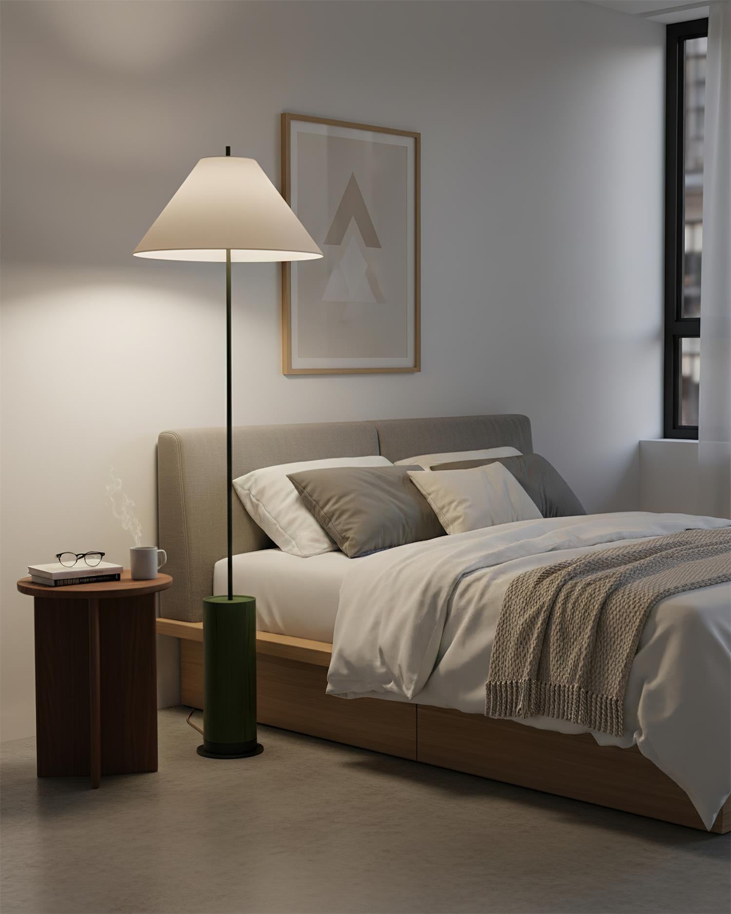 Verdant Minimalist Fabric Floor Light