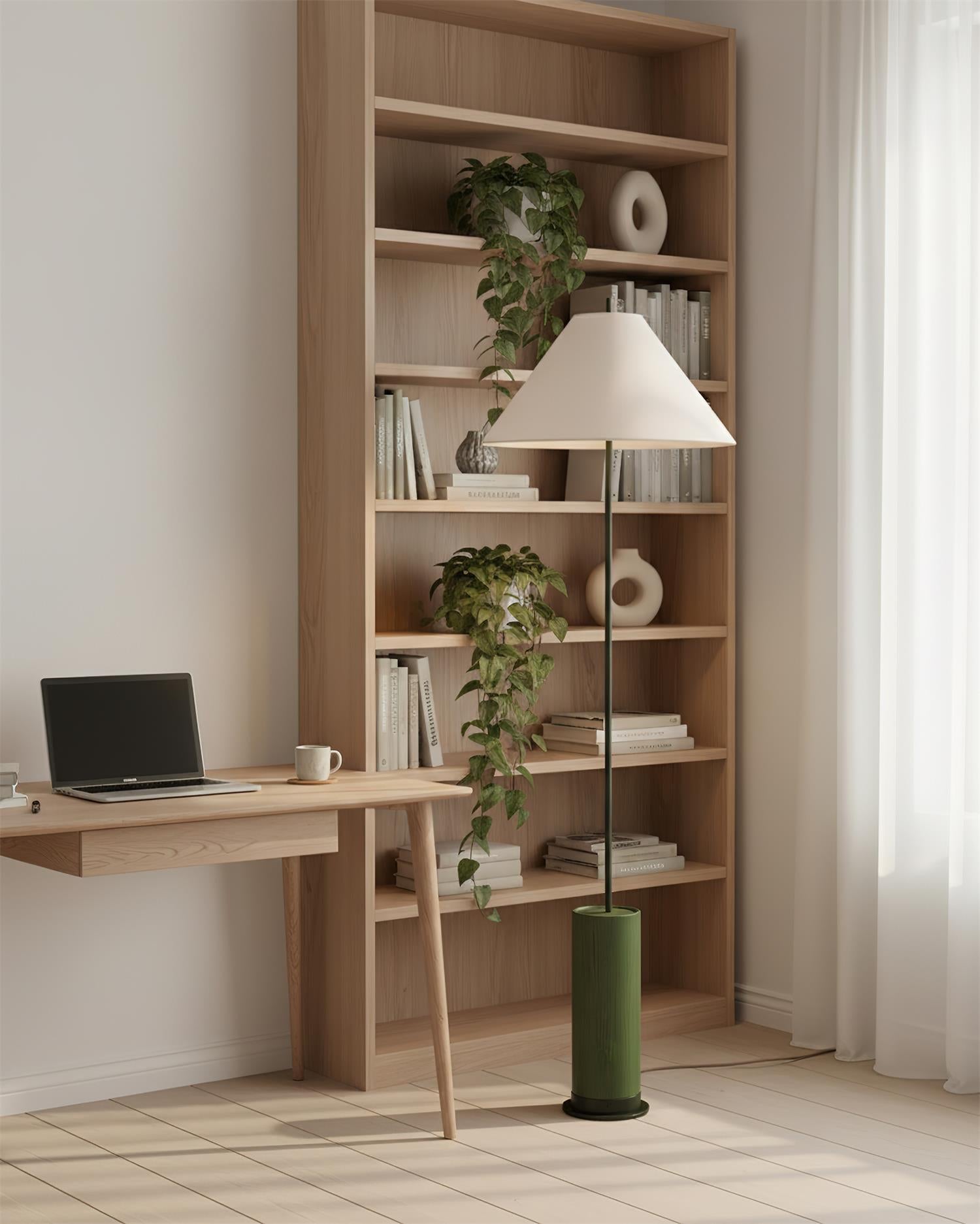 Verdant Minimalist Fabric Floor Light