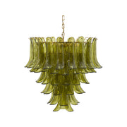 Verdant Vintage Glass Petalo Chandelier