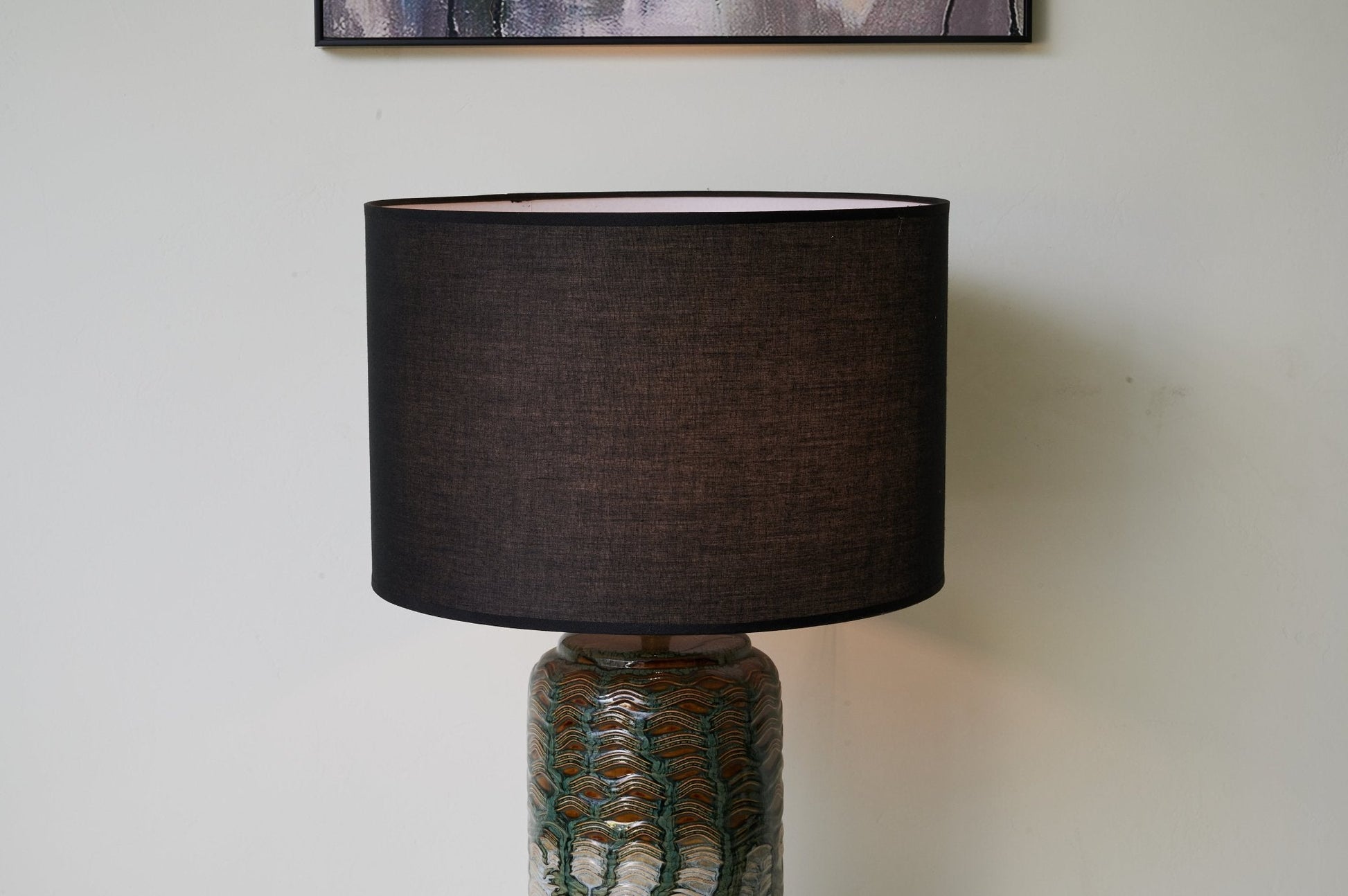 Verde Drip Ceramic Table Lamp - Blowlighting