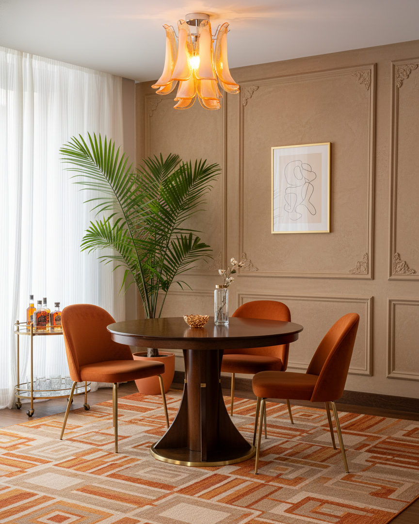 Verdelia Modern Glass Ceiling Light