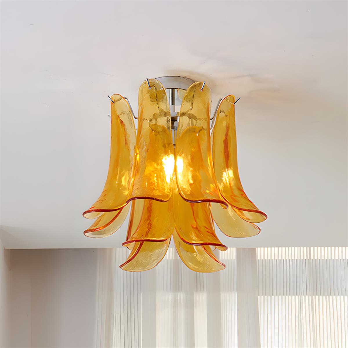 Verdelia Modern Glass Ceiling Light