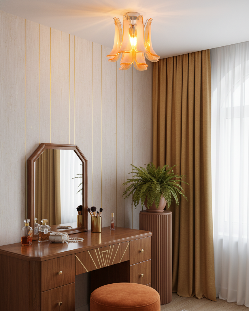 Verdelia Modern Glass Ceiling Light