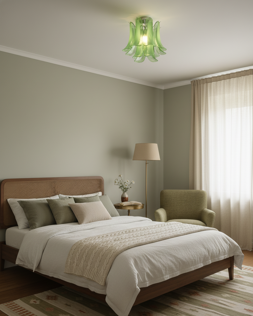 Verdelia Modern Glass Ceiling Light