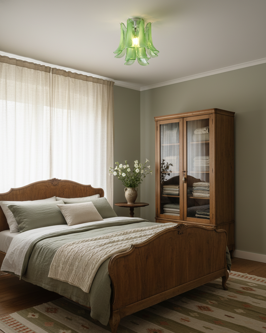 Verdelia Modern Glass Ceiling Light