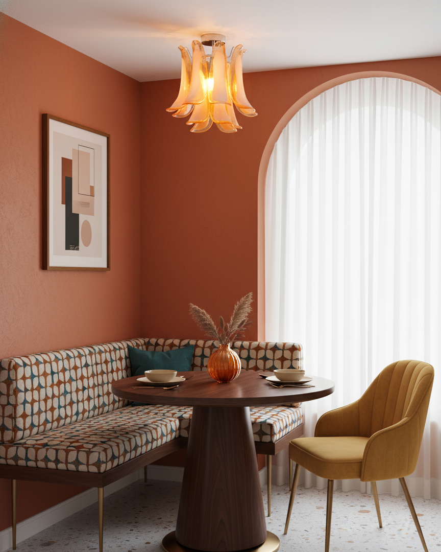 Verdelia Modern Glass Ceiling Light