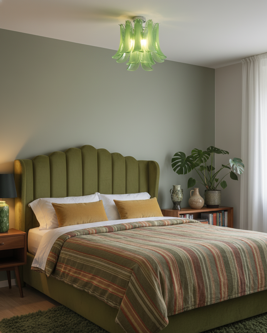 Verdelia Modern Glass Ceiling Light