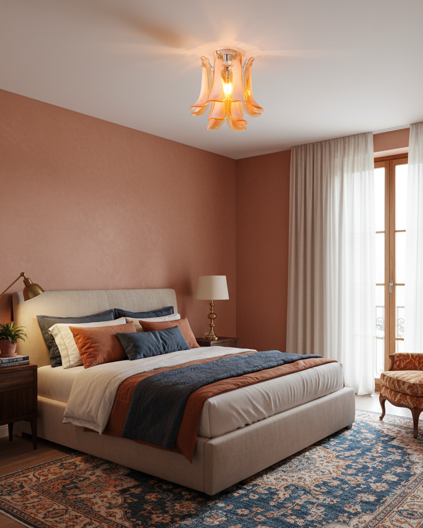 Verdelia Modern Glass Ceiling Light