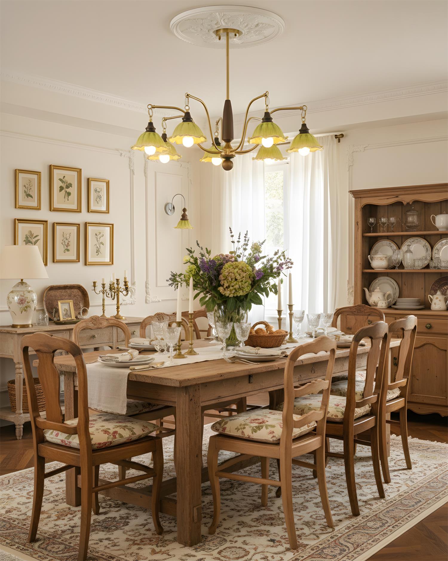 Verdessa Vintage Ceramics Chandelier