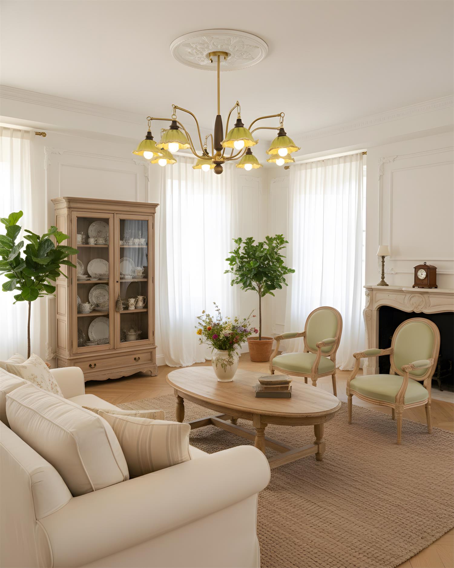 Verdessa Vintage Ceramics Chandelier