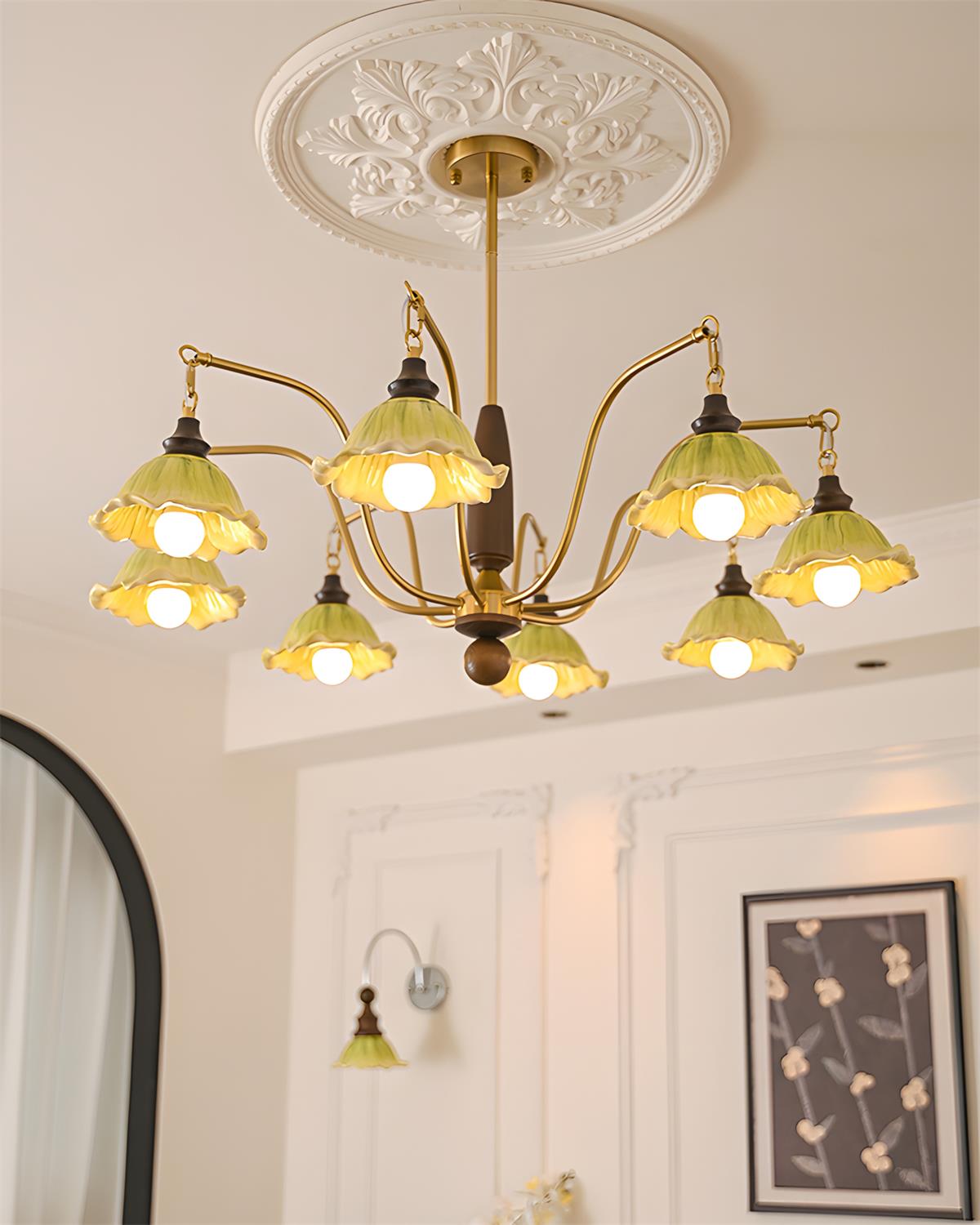 Verdessa Vintage Ceramics Chandelier