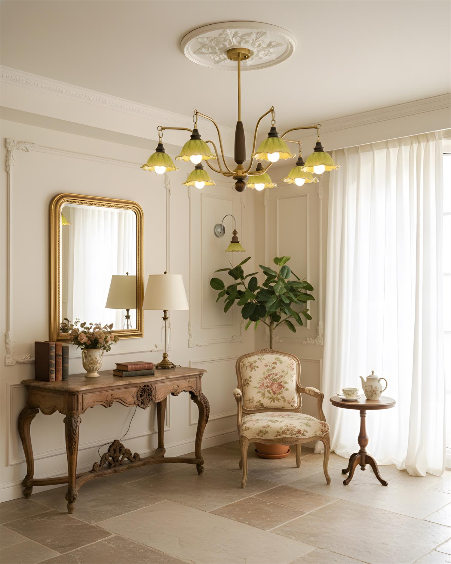 Verdessa Vintage Ceramics Chandelier