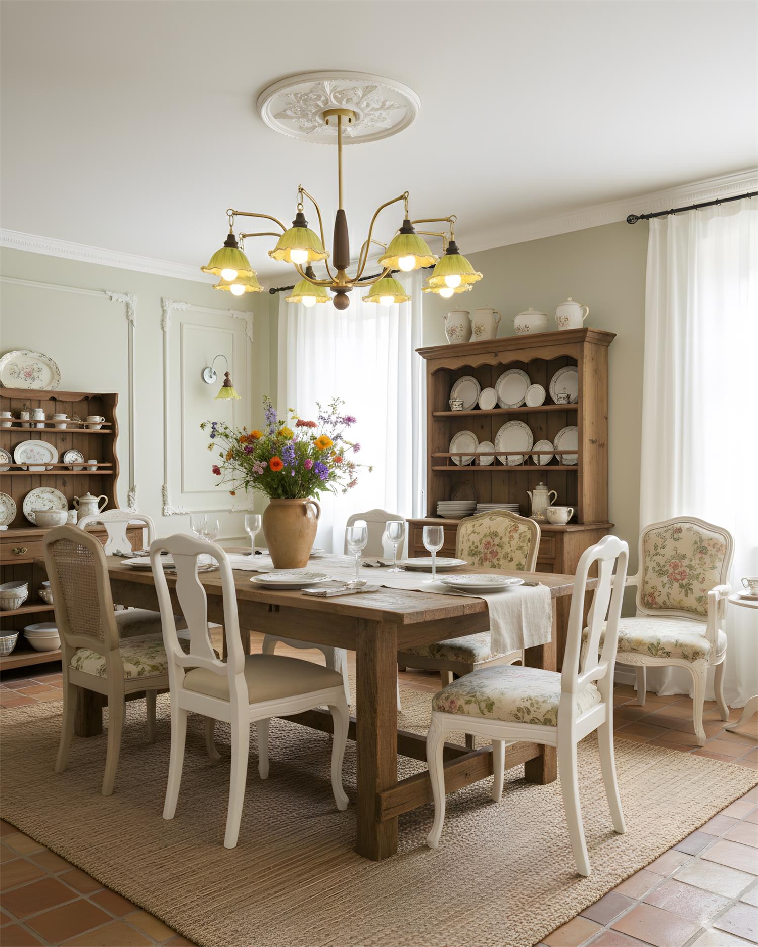 Verdessa Vintage Ceramics Chandelier