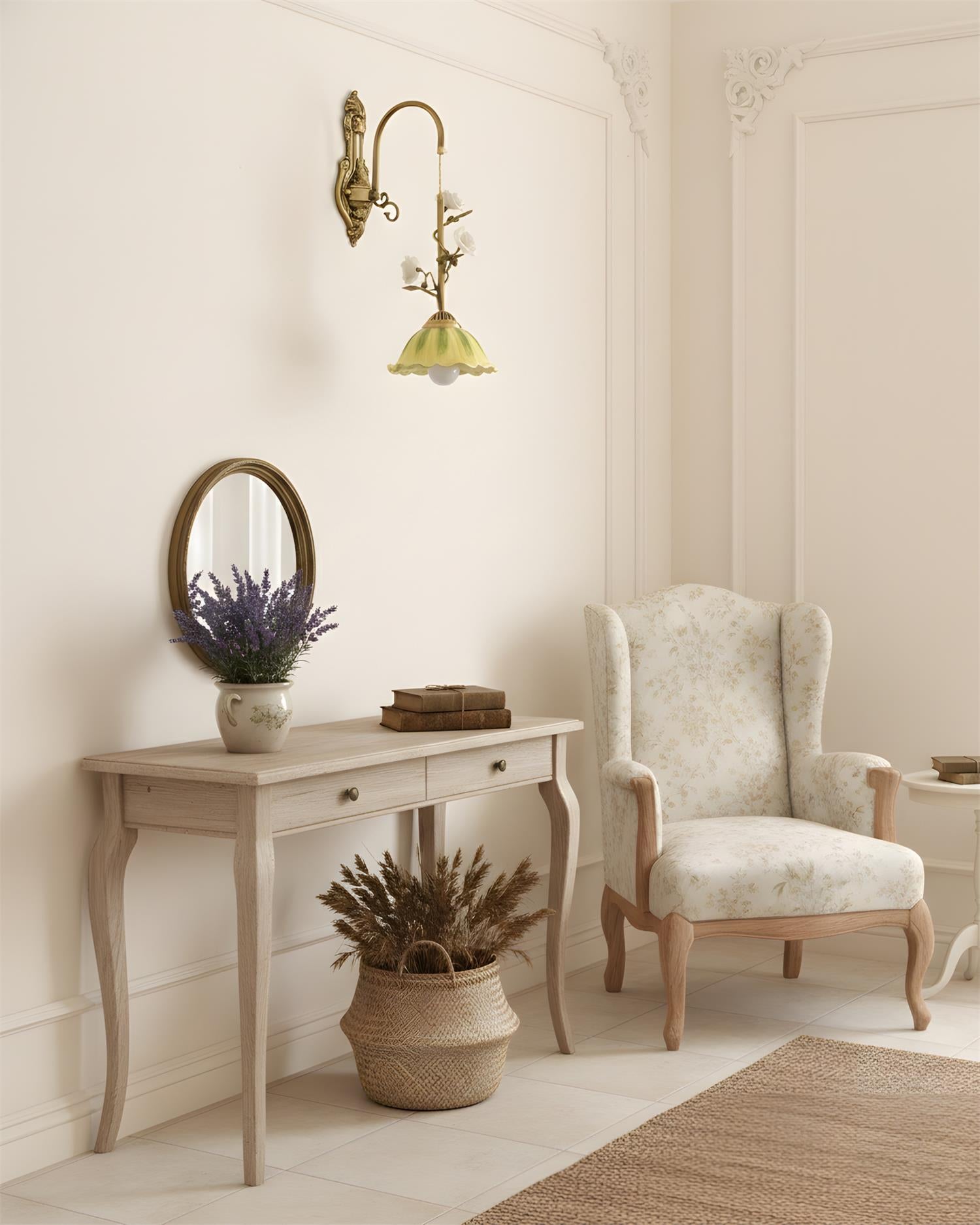 Verdessa Vintage Ceramics Wall Light