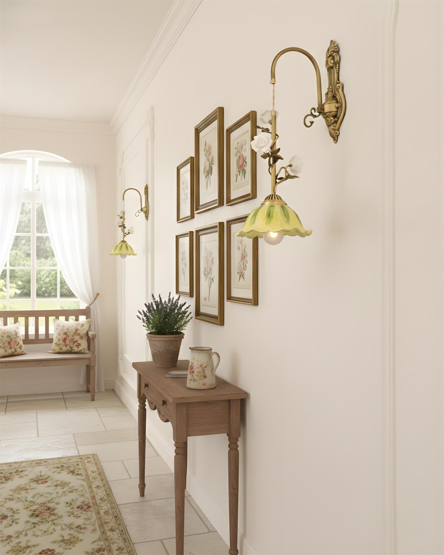 Verdessa Vintage Ceramics Wall Light