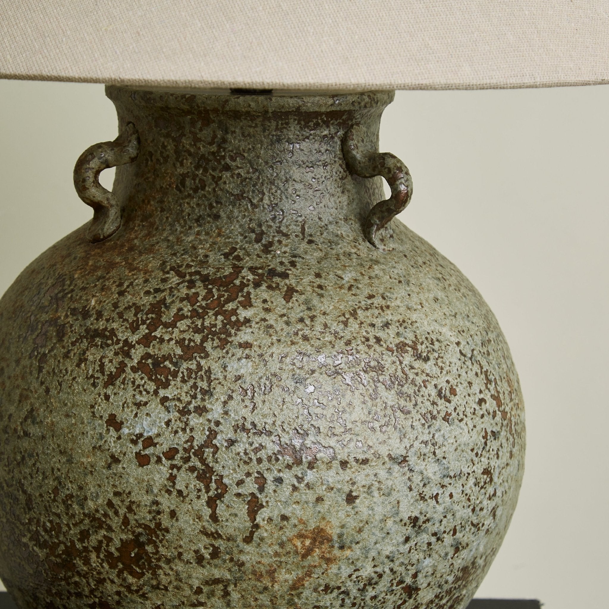 Verdigris Handle Table Lamp - Blowlighting