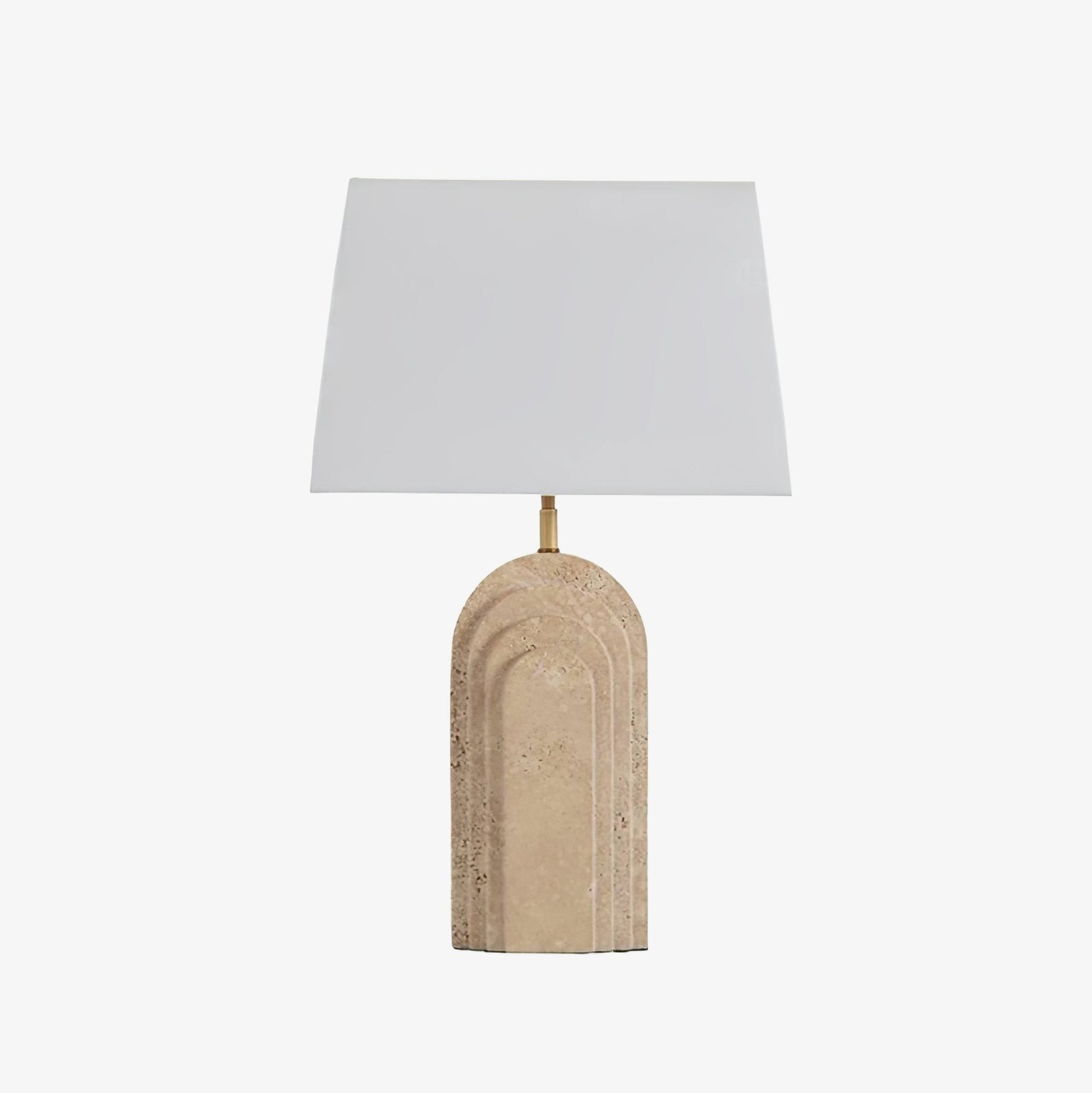 Livia Travertine Table Lamp - Blowlighting
