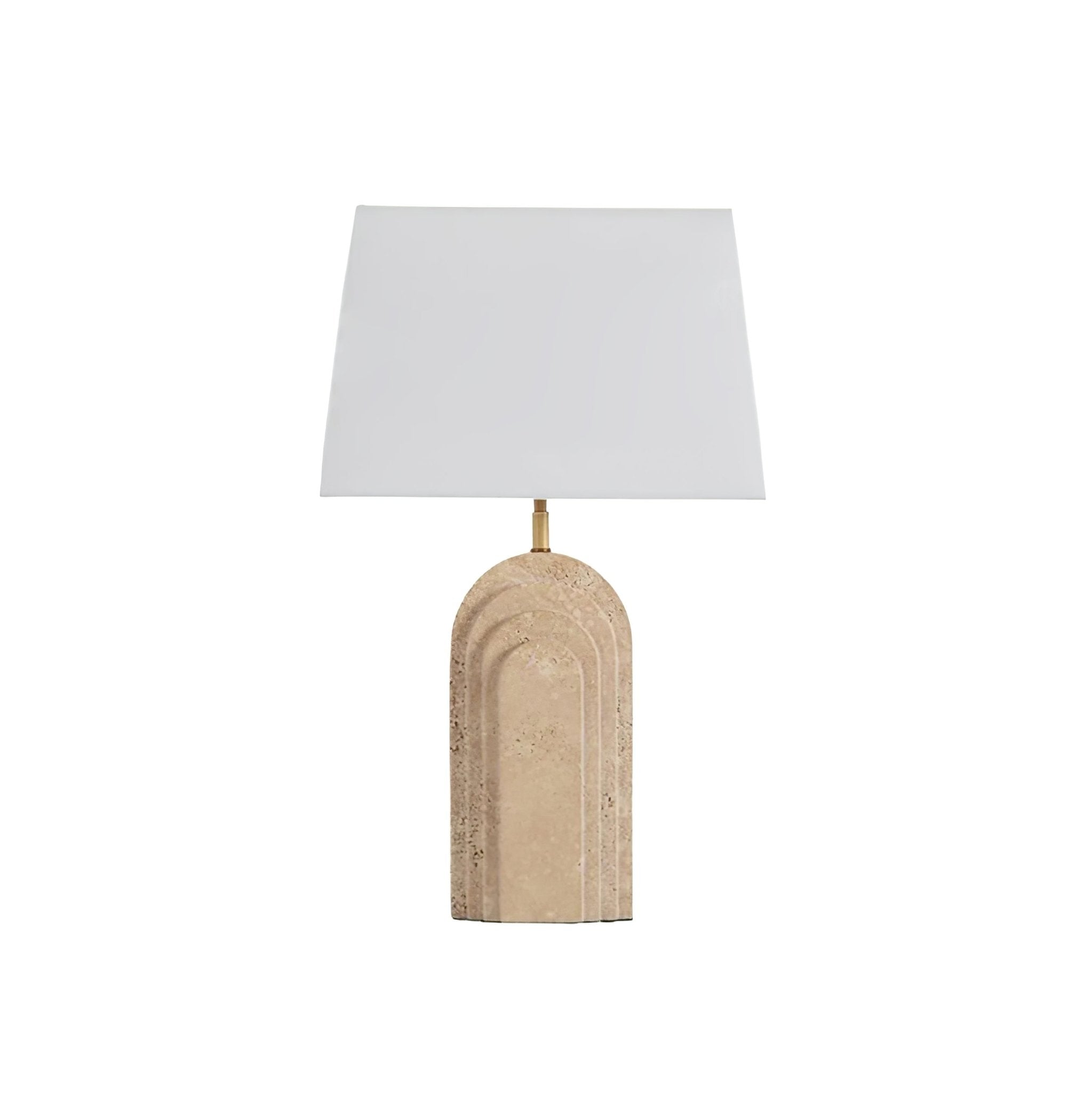 Livia Travertine Table Lamp - Blowlighting